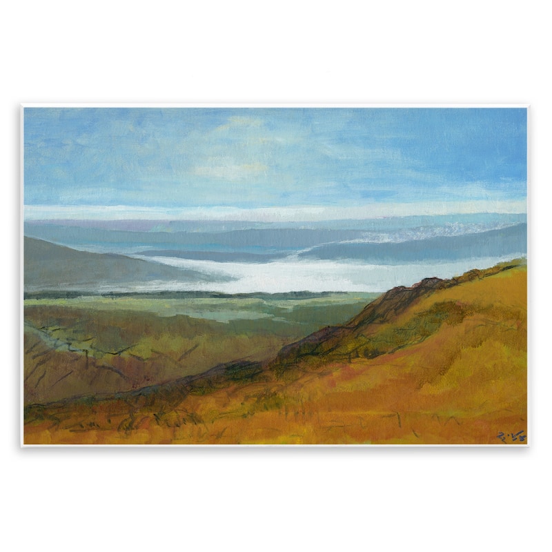 Stupell Vast Serene Hills Wall Plaque Art Design By Dita Jacobovitz - 19 x 13