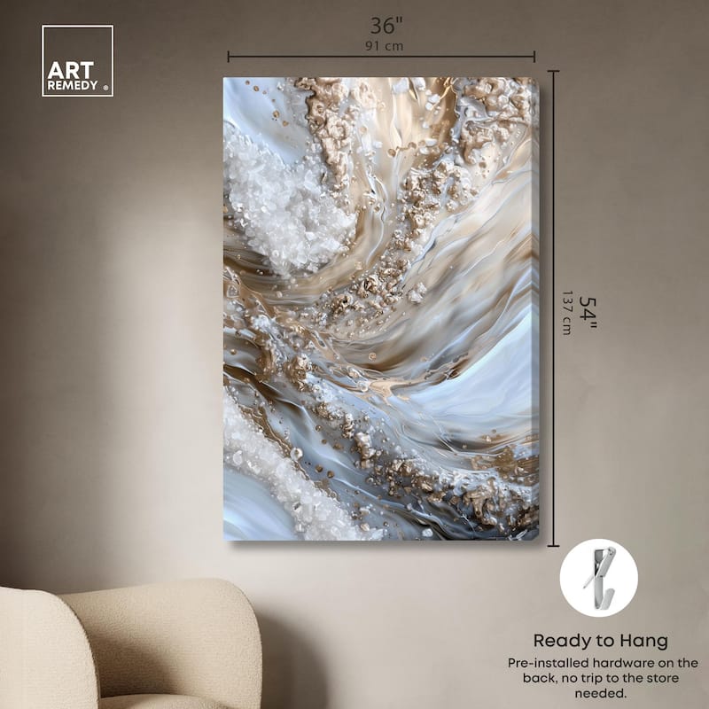 Effervescent Earth III Canvas by Art Remedy, Gallery Wrapped