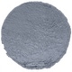 preview thumbnail 72 of 166, SAFAVIEH Handmade Paris Shag Danara 2.5-inch Thick Rug 5' Round - Slate - Round