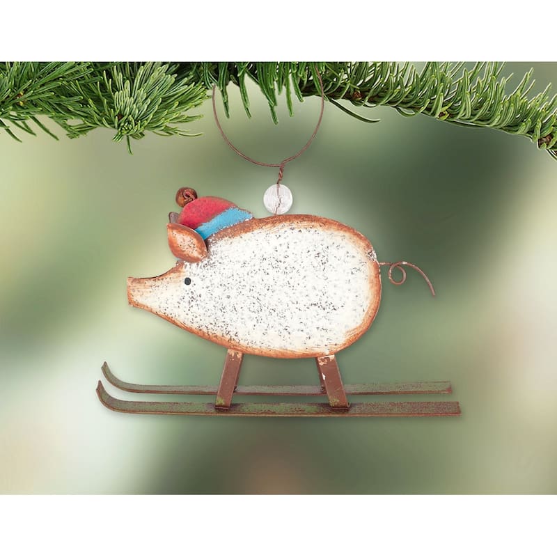 Pig Ornament, Set of 2