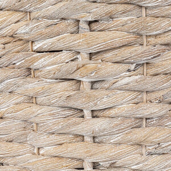Hand-Woven Water Hyacinth Table - Bed Bath & Beyond - 31638139