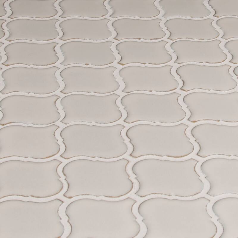 Ackland AKM-P-3X3LNG-CA 12" x 12" Porcelain Arabesque/Baroque Mosaic - Marabella