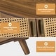 preview thumbnail 27 of 55, Filippo Traditional Rattan 3-Door Sideboard Cabinet by HULALA HOME