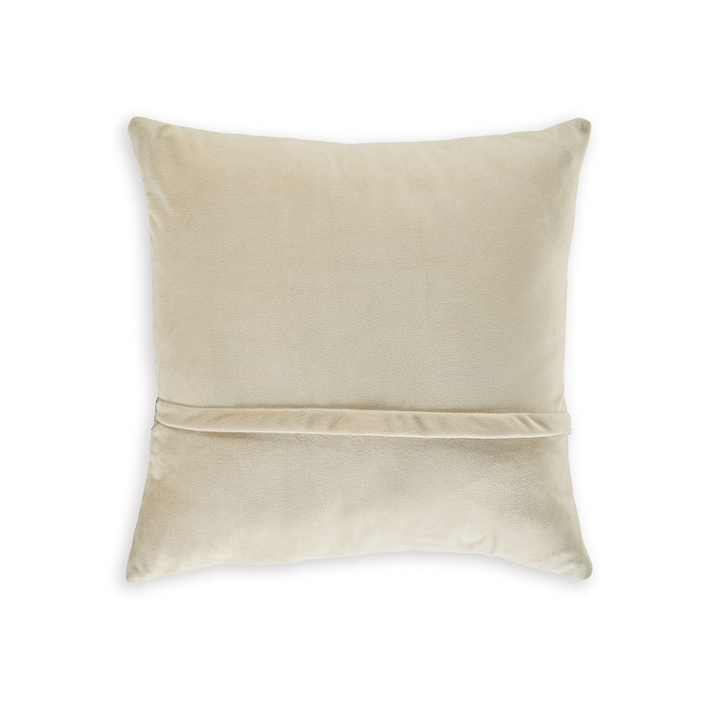 Throw Pillow Set of 4, 20 Inch, Polyester, Medallion Print, Brown, Gray