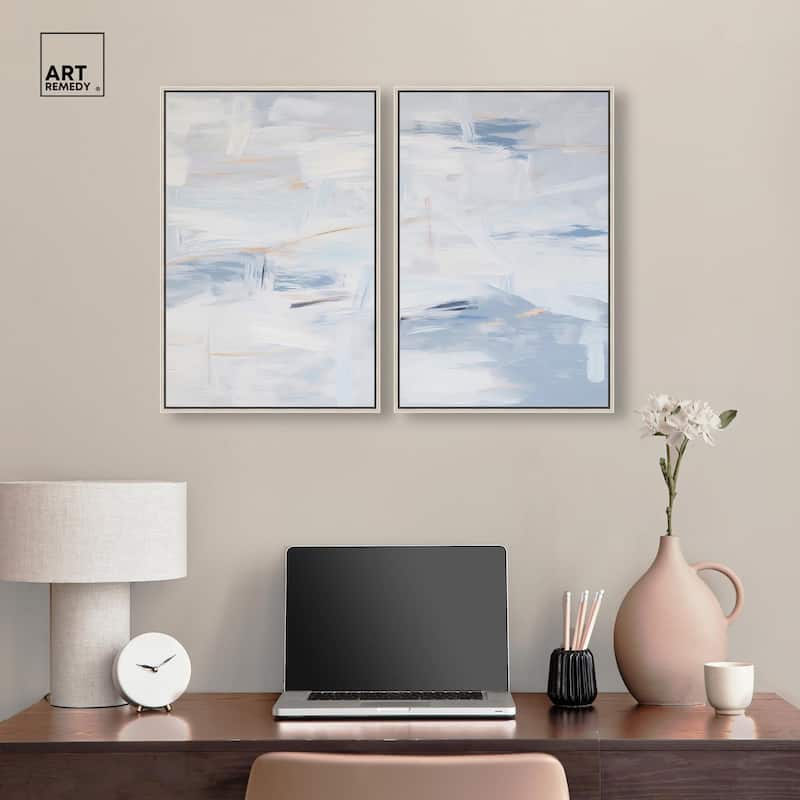 Frozen in Time I Canvas Set of 2 by Art Remedy