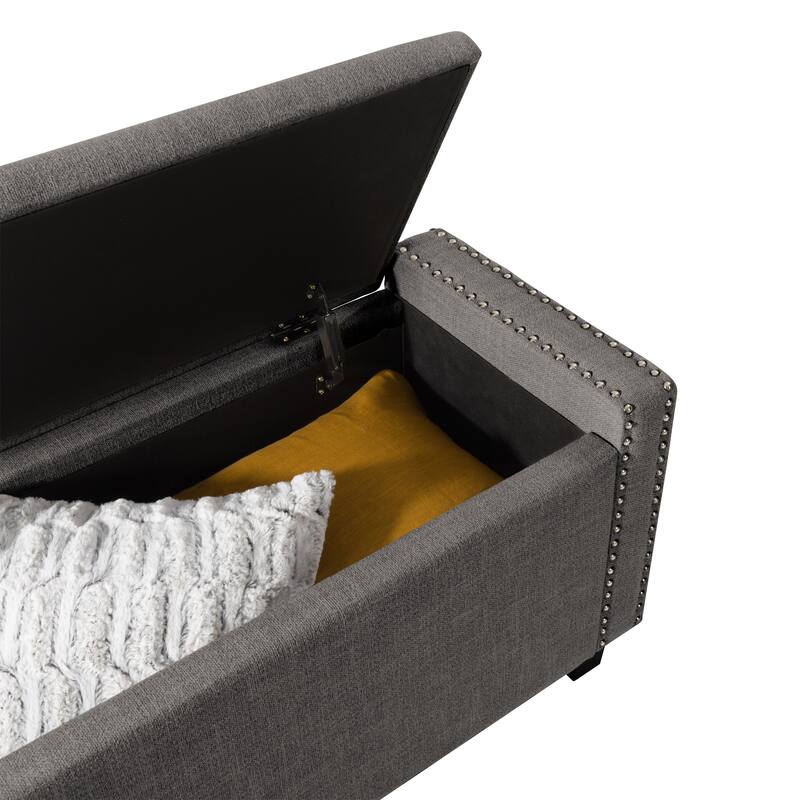 Luna Upholstered Storage Bench