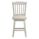 preview thumbnail 24 of 61, Eleanor Slat Back Wood Swivel Stool by iNSPIRE Q Classic