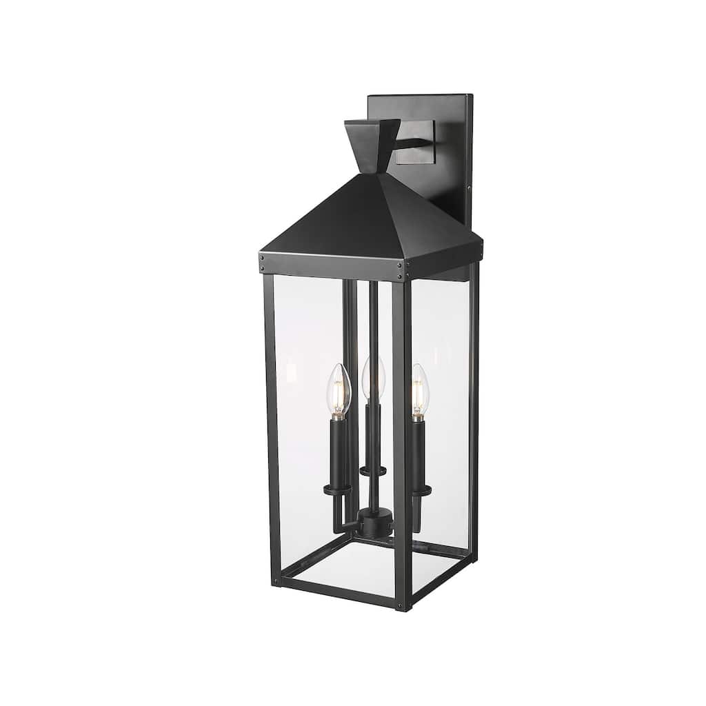 Millennium Lighting 22903 Yates 3 Light 26" Tall Outdoor Wall Sconce