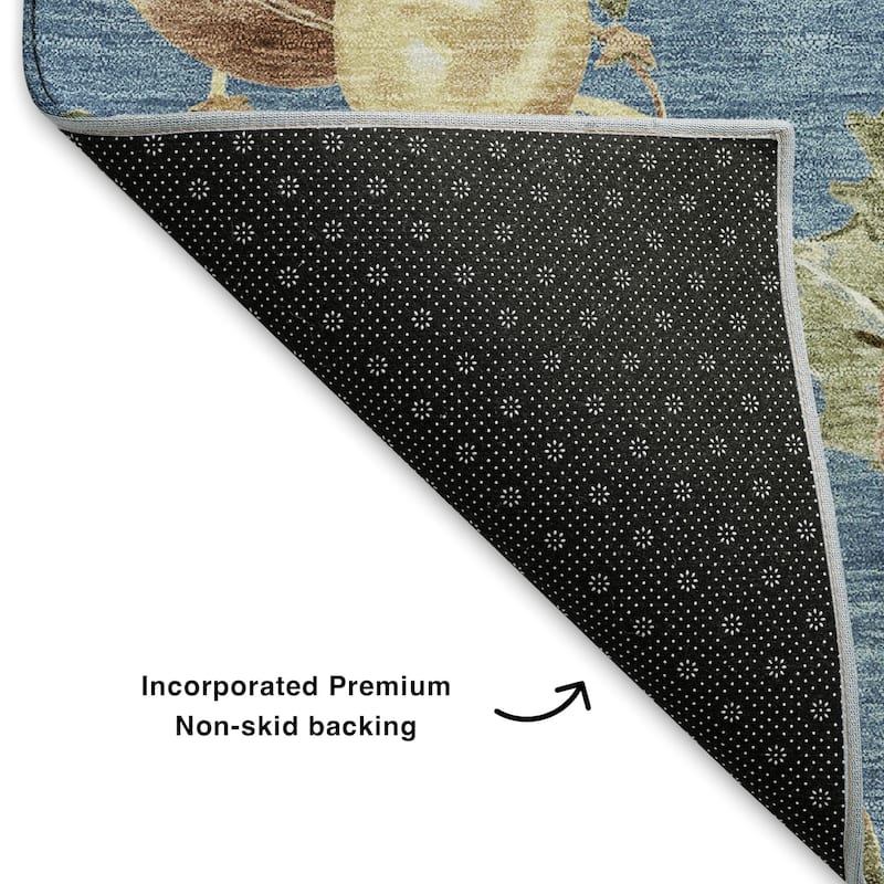 Premium Washable Super Soft Holiday Ornament Mayfield Rug