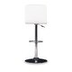 preview thumbnail 8 of 13, Powell Roxie White Adjustable Height Bar Stool