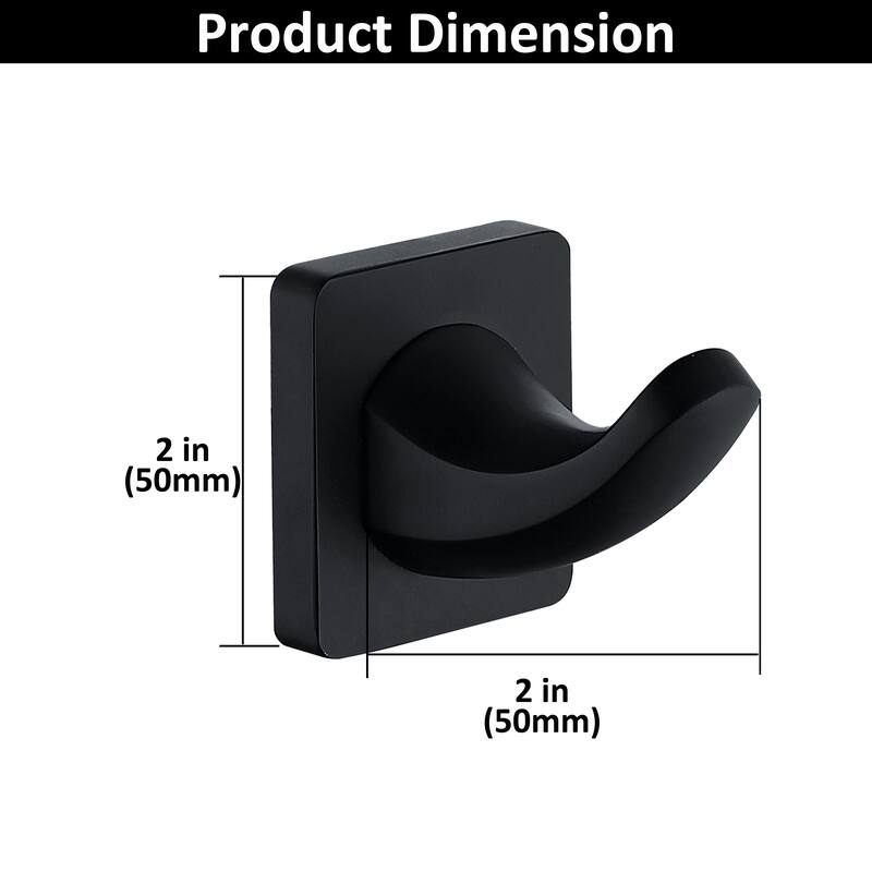 Wall Mounted 2 Pack Towel Hook Rustproof Coat Hook
