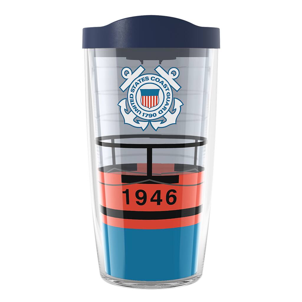 Tervis Coast Guard USCG Cutter Made in USA Double Walled Insulated Travel Tumbler, Classic