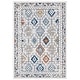 preview thumbnail 13 of 13, SAFAVIEH Tulum Gesa Boho Rug 4'5" x 6'5" - Ivory Grey/Blue Rust - Rectangle