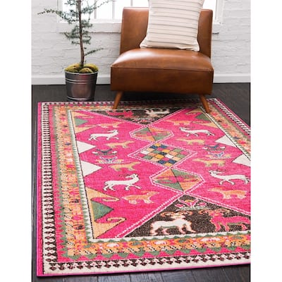 Contemporary Tazetta Collection Area Rug