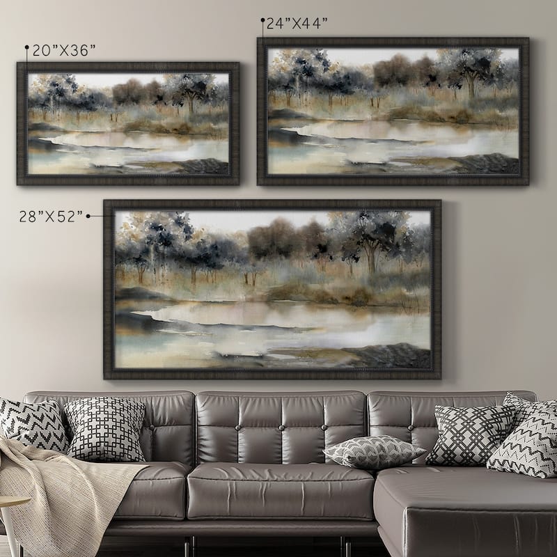 Serene River Premium Framed Canvas- Ready to Hang