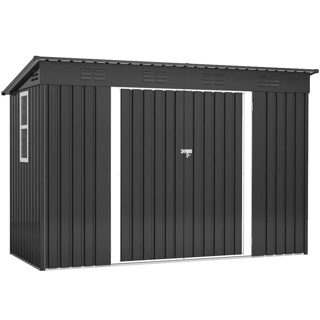 Moasis 9.1x4.2ft Large Tool Storage Shed with Window