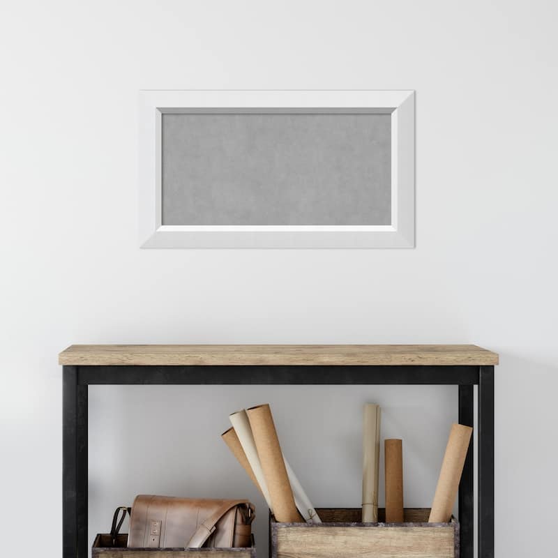 Framed Magnetic Board, Blanco White