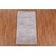 preview thumbnail 2 of 14, Contemporary Solid Shaggy Oriental Home Decor Rug Hand-knotted Carpet - 2'8" x 4'9"