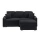 preview thumbnail 6 of 69, 80.3" L Shaped Couch with Pull Out Bed Corduroy Sleeper Sofa Bed Convertible Sectional Couches with Cup Holder for Living Room