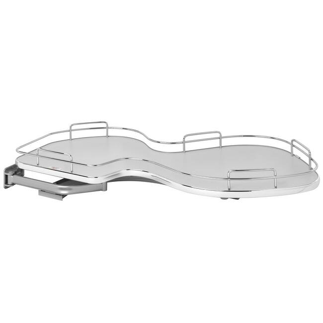 Rev-A-Shelf 5371 Series Left Handed Pull Out Blind Corner Kitchen - Gray