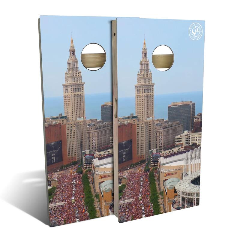 Cleveland Parade Outdoor Cornhole Board Set - Backyard 2x4 - NO Accessories