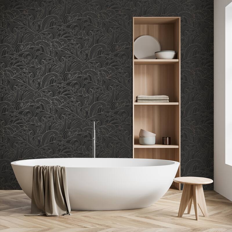 Veer Decor Big Wave Wallpaper