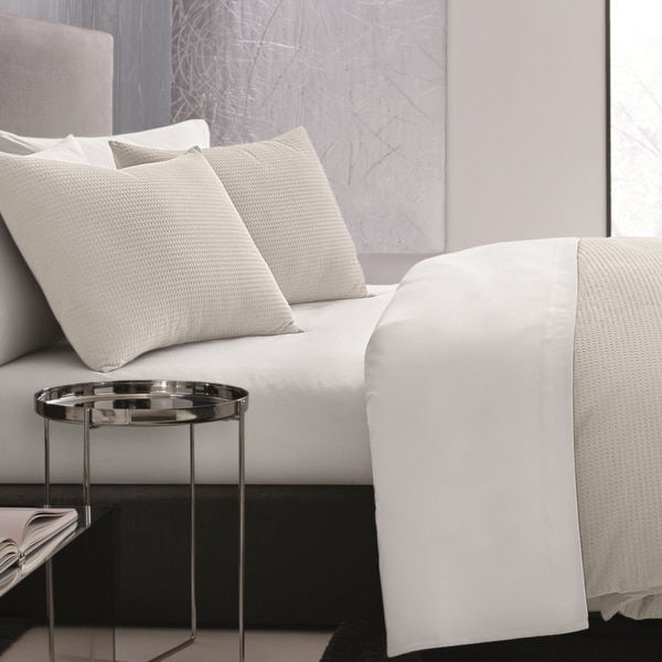 Vera Wang Waffle Pique Cotton Comforter Set On Sale Bed Bath Beyond 31312816