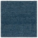 preview thumbnail 16 of 25, SAFAVIEH Hand-Tufted Ebony Randah Modern & Contemporary Wool Rug 6' Square - Navy - Square