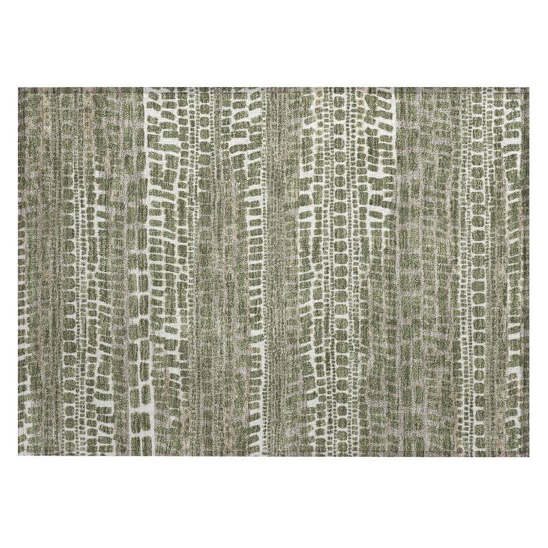 Machine Washable Indoor/ Outdoor Modern Winfield Chantille Rug