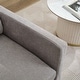 preview thumbnail 10 of 11, Swivel Accent Chair, Upholstered Skirted Swivel Chair with Removable Back Cushion, 360 Degree Comfy Armchair