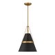 preview thumbnail 3 of 6, Minka Lavery 3933 Springfield 12" Wide Pendant with Steel Shade