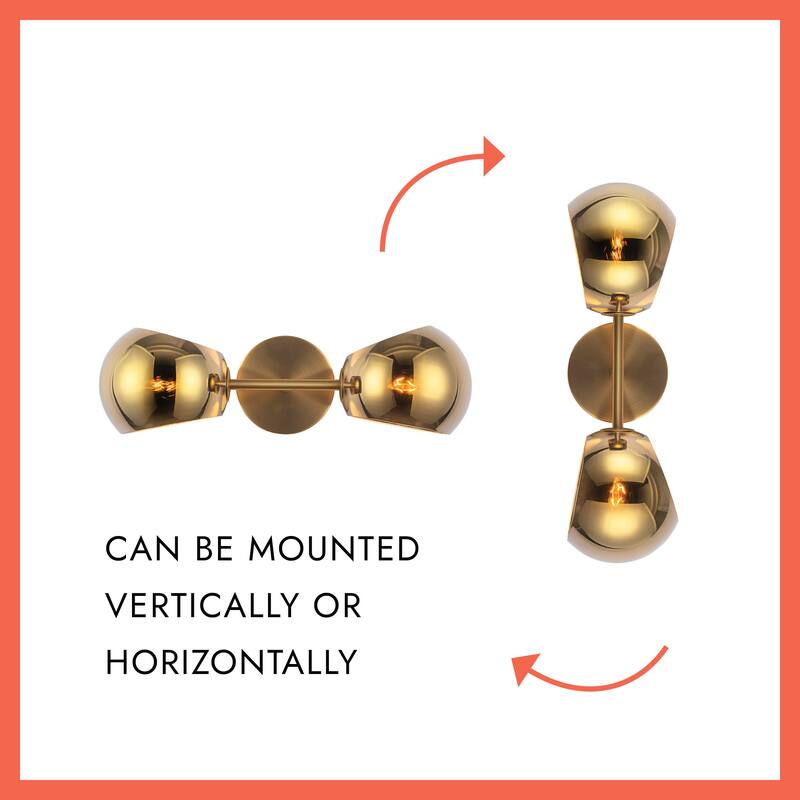 Alora Lighting WV548217CP Willow 17" Wide Bathroom Sconce with Copper