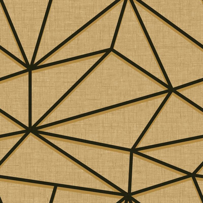 Seabrook Designs Denholm Geometric Linework Unpasted Wallpaper