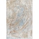preview thumbnail 16 of 14, Apera Modern Abstract Area Rug Blue/Rust - Rectangle - 6' 7" x 9' 6"