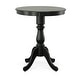 preview thumbnail 21 of 34, Carolina Living Fairview Round Pedestal Bar Table 30" Antique Black