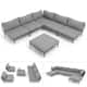 Option Dark Grey - 6PC with 6 Armrest
