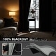 preview thumbnail 31 of 91, Deconovo 100 Percent Blackout with Liner Grommet Curtain (2 Panel)