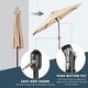 preview thumbnail 116 of 142, Holme 9-foot Steel Market Patio Umbrella with Tilt-and-Crank