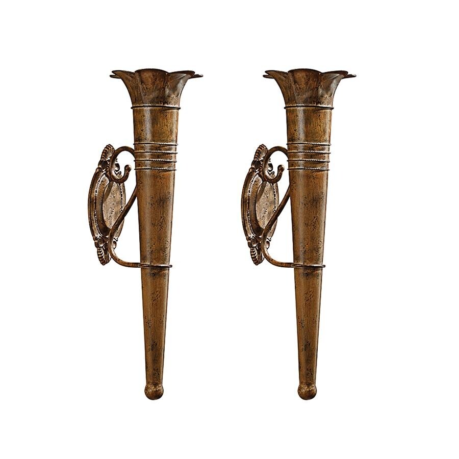 Shop Design Toscano Lochloy Manor Wall Pocket Vase Set Of Two