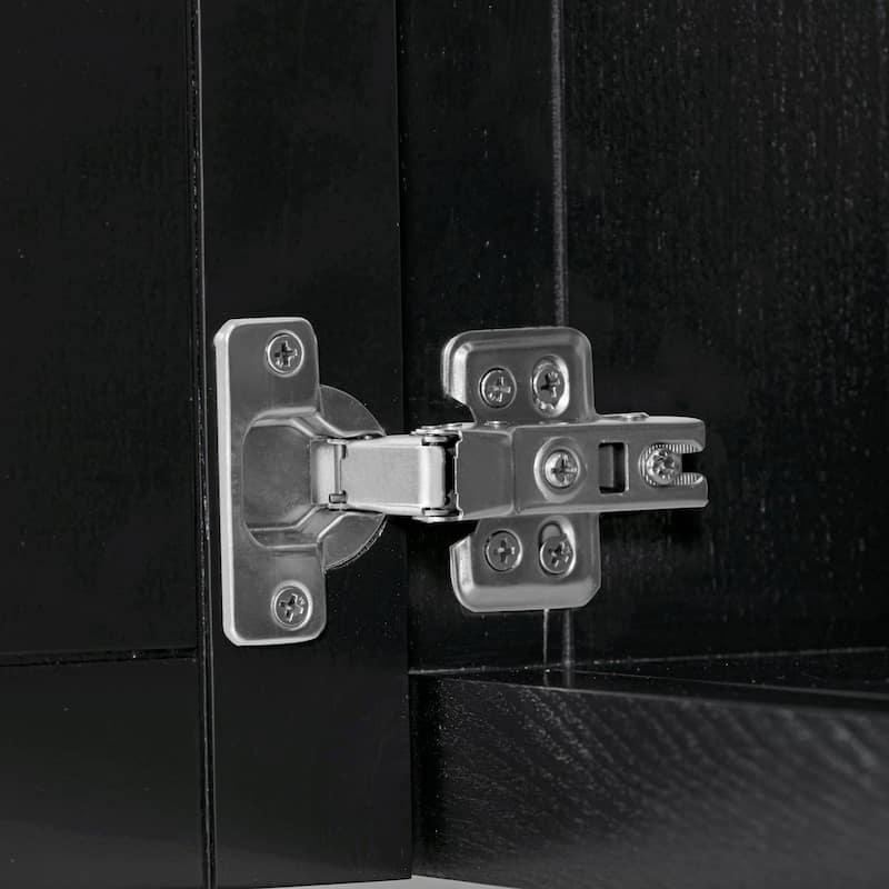 Luka Bathroom Vanity Only in Black Oak