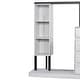 preview thumbnail 24 of 33, Modern Wardrobe Closet with Drawers Shelves and Cabinets Storage Organizer - 55.30"L