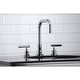 preview thumbnail 15 of 19, Kingston Brass Manhattan 8 in. Widespread Bathroom Faucet