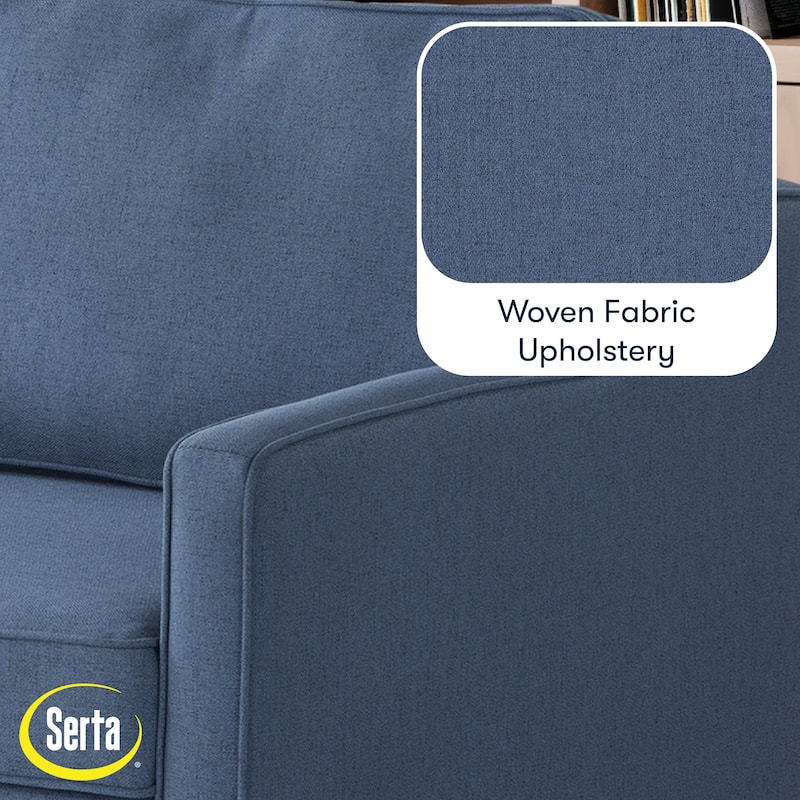 Serta Carey Convertible Sofa in Chenille Fabric