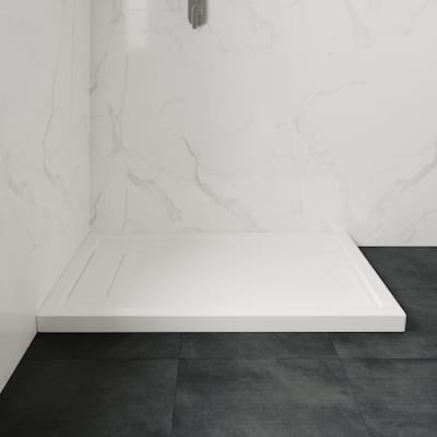 Ove Decors 15SBR-FOLG60 Folga 60" x 34" Rectangular Shower Base with