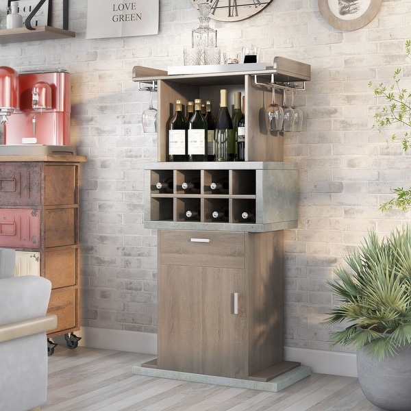 Furniture of america wine cabinet online