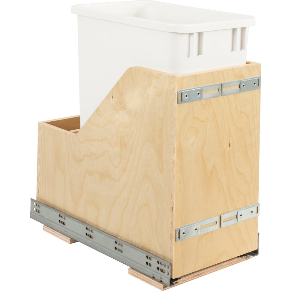 Hardware Resources CDM-WBMS35V 10" Wide 35 Quart Waste Solution-Wood