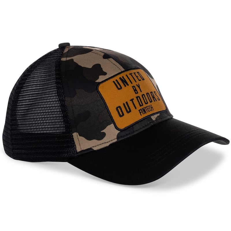 Fintech United By Outdoors Snapback Hat - Dune - One Size