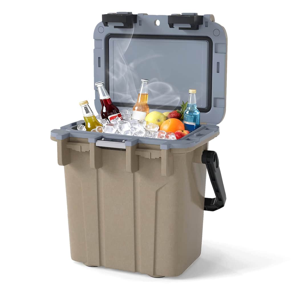 Costway 21 QT Ultra-Light Injection Molded Cooler with Swing-up Handle - See Details