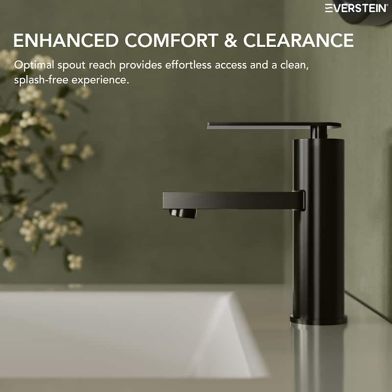 Single Lever Handle Bathroom Sink Faucet Single Hole Basin Faucet