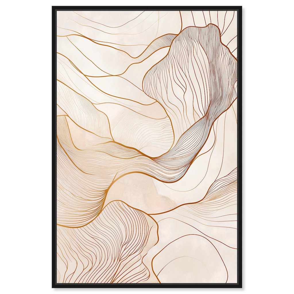 Contoured Reverie II Canvas by Art Remedy